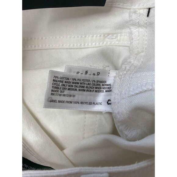 Wild Fable Jean Shorts Women's 2 Small White High‎ Rise Stretchy Denim Pockets - Picture 5 of 7